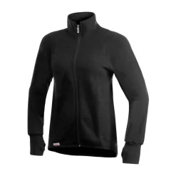Woolpower Full Zip Jacket 400 uldtrøje, unisex (Black)