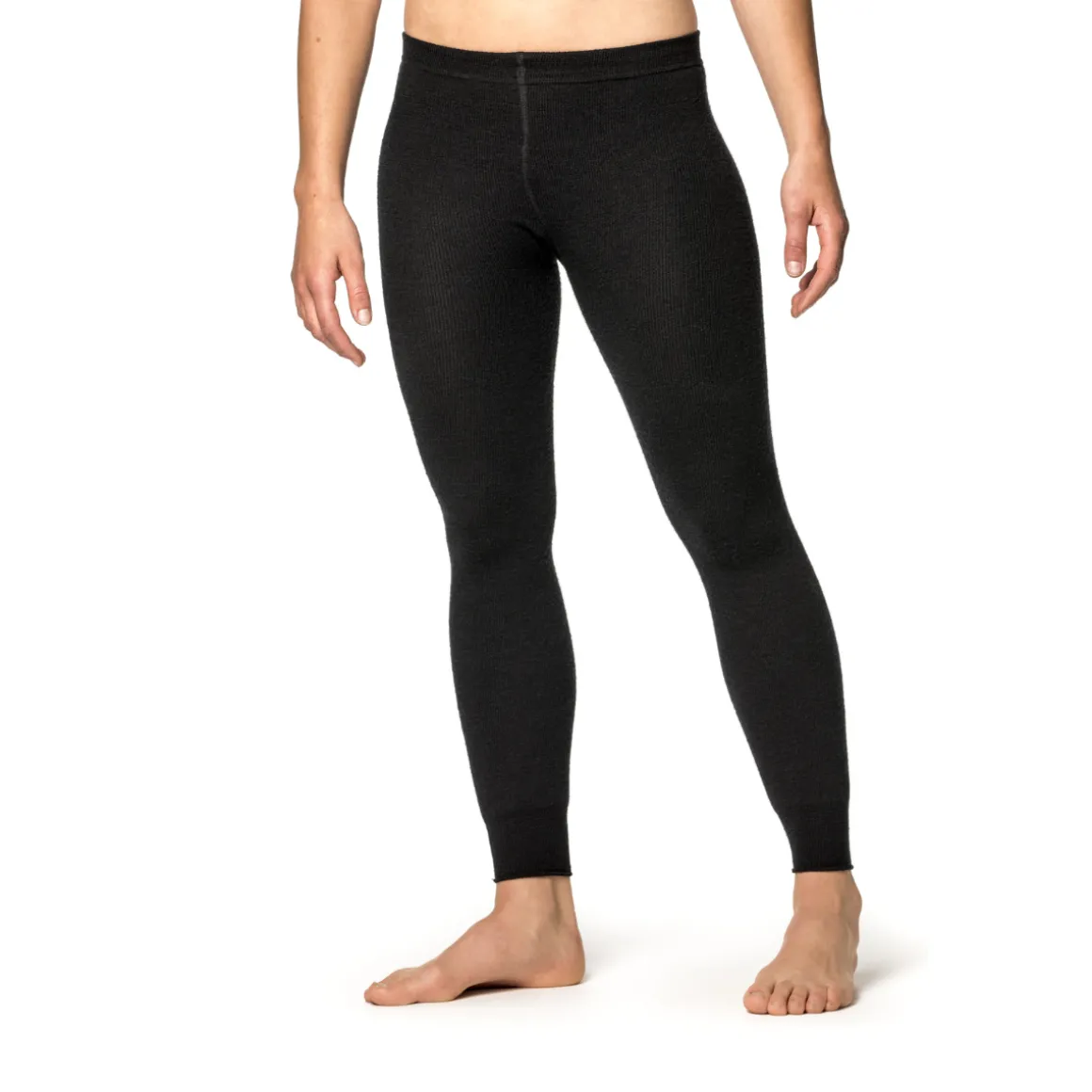 Woolpower Long Johns 400 uldunderbukser, unisex (Black)