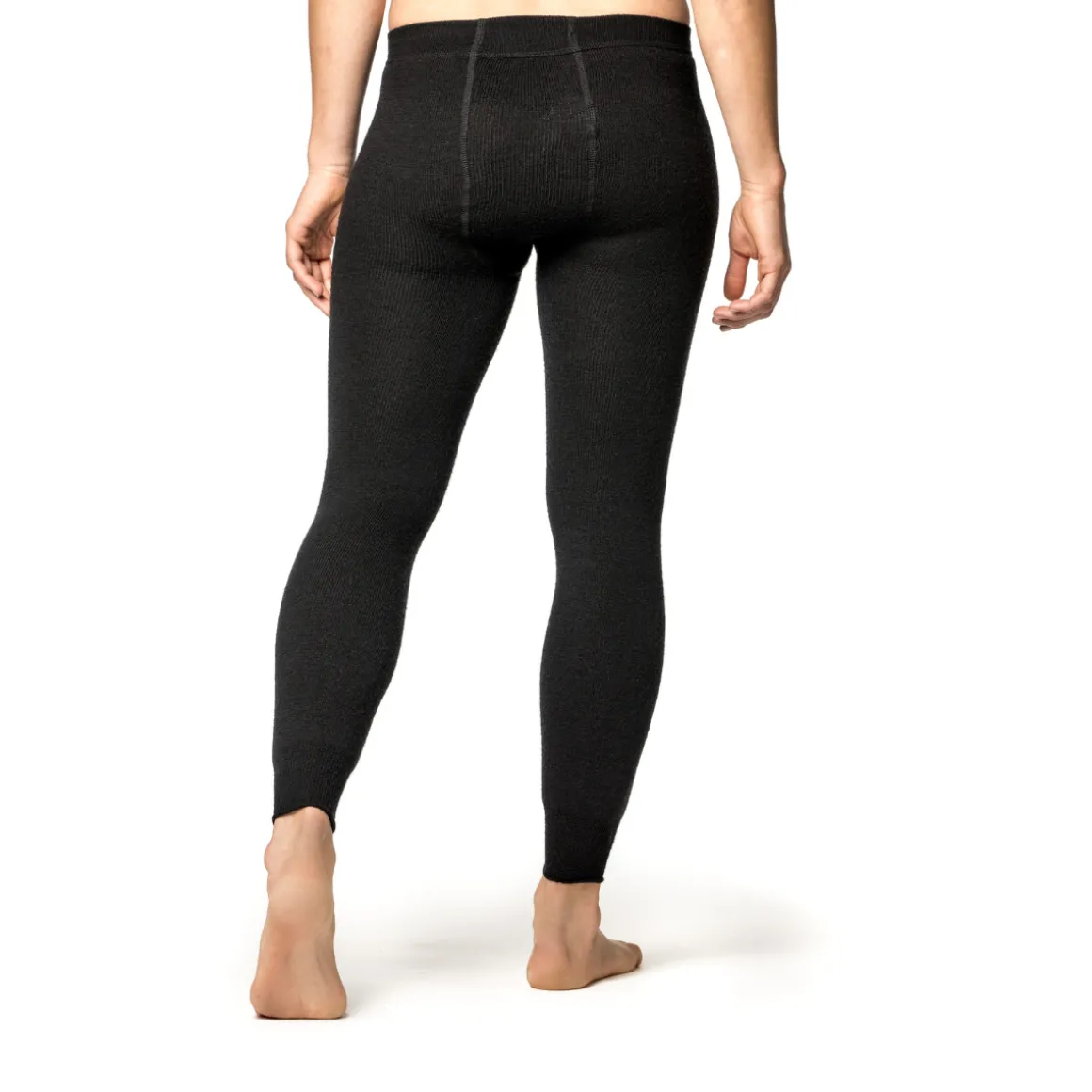 Woolpower Long Johns 400 uldunderbukser, unisex (Black)