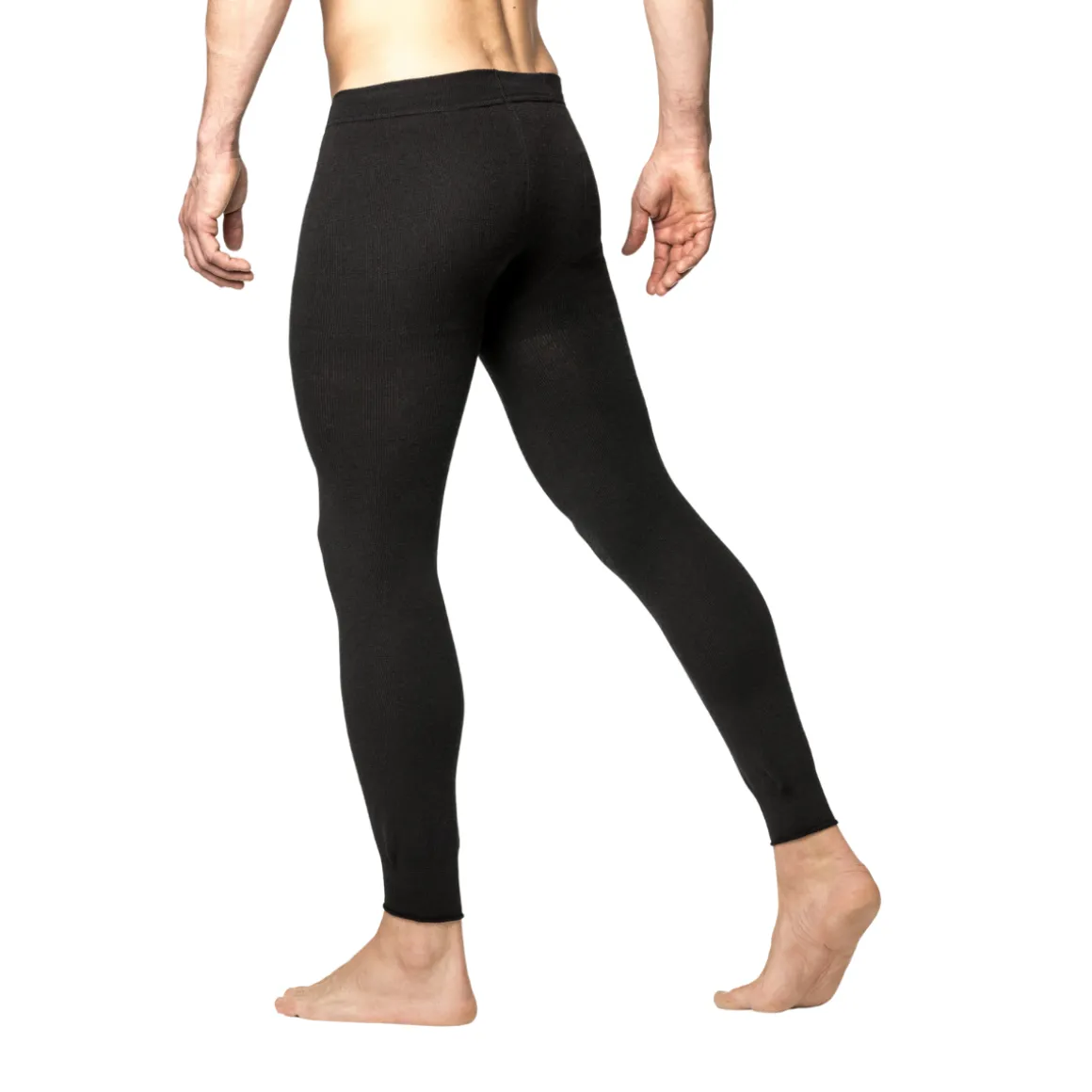 Woolpower Long Johns 200 uldunderbukser, unisex (Black)